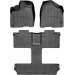 Коврики Weathertech Black для Toyota Sienna (mkIII)(1-2-3 row)(7 seats) 2010-2012, ціна: 12 487 грн.