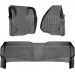 Коврики WeatherTech Black для Ford Super Duty (mkIII)(double cab)(no 4x4 shifter)(1 row - 2pcs.)(no dead pedal) 2011-2012 automatic, цена: 12 487 грн.