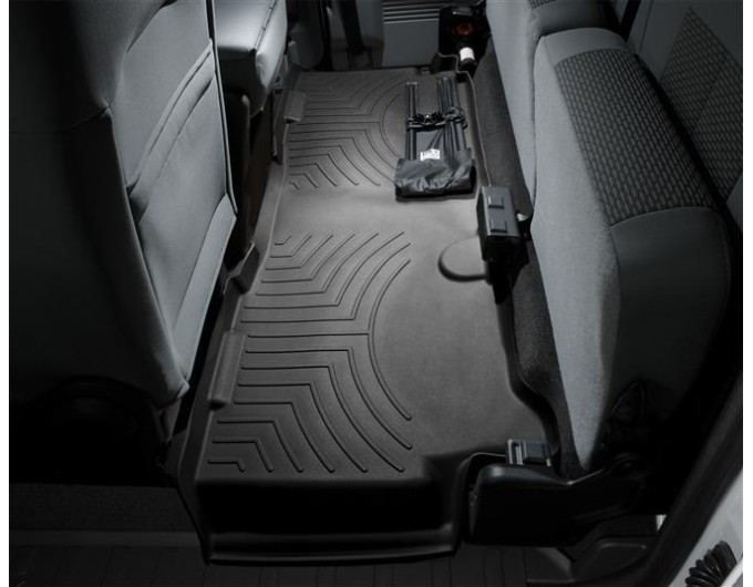 Коврики WeatherTech Black для Ford Super Duty (mkIII)(extended cab)(with 4x4 shifter)(raised dead pedal) 2012-2016 automatic, цена: 13 472 грн.
