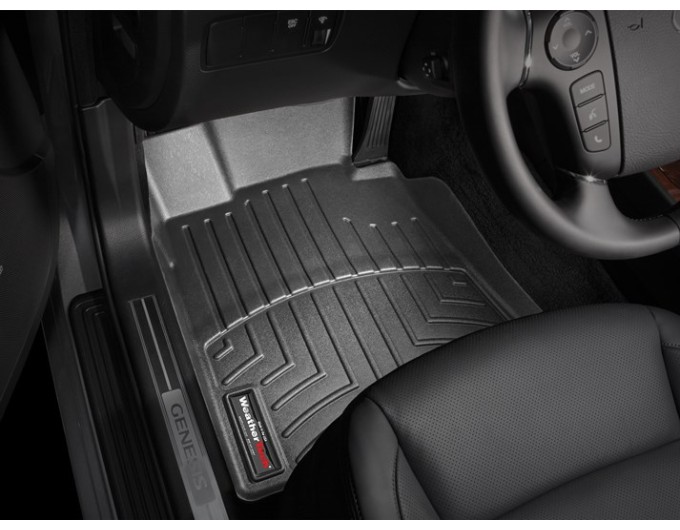 Коврики Weathertech Black для Hyundai Genesis (sedan)(mkI) 2009-2010, ціна: 10 602 грн.