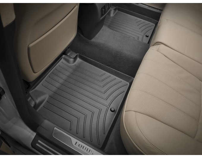Коврики WeatherTech Black для Hyundai Equus (mkII); Kia Quoris (mkI)(2 row) 2013-2017, цена: 4 017 грн.