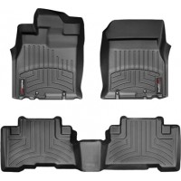 Коврики WeatherTech Black для Toyota FJ Cruiser (mkI)(4 fixing hooks) 2006-2011 automatic