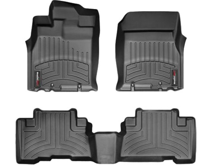 Коврики WeatherTech Black для Toyota FJ Cruiser (mkI)(4 fixing hooks) 2006-2011 automatic, цена: 11 488 грн.
