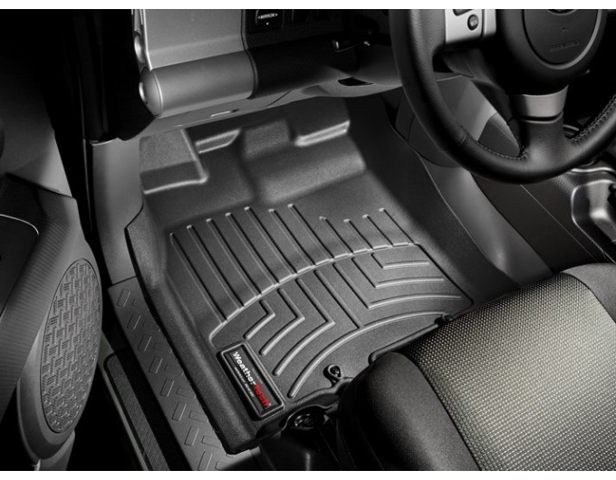 Коврики WeatherTech Black для Toyota FJ Cruiser (mkI)(4 fixing hooks)(1 row) 2006-2011 automatic, цена: 6 692 грн.