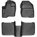 Коврики WeatherTech Black для Ford Flex (mkI)(1-2 row)(2 fixing posts) 2009→, цена: 10 186 грн.