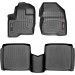 Коврики WeatherTech Black для Lincoln MKT (mkI)(1-2 row)(2 fixing posts)(no refrigerated console) 2010→, цена: 10 641 грн.