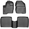 Коврики Weathertech Black для Lincoln MKT (mkI)(1-2 row)(2 fixing posts)(no refrigerated console) 2010→, ціна: 10 641 грн.