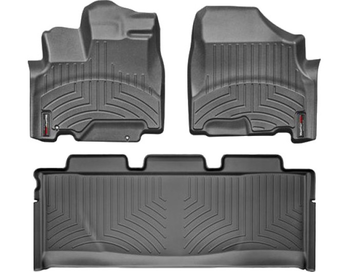 Коврики Weathertech Black для Honda Odyssey (mkIII)(RL3,RL4)(1-2 row)(1 row 2pcs.) 2005-2010, ціна: 11 709 грн.