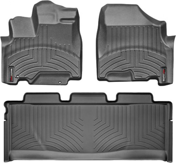 Коврики WeatherTech Black для Honda Odyssey (mkIII)(RL3,RL4)(1-2 row)(1 row 2pcs.) 2005-2010, цена: 10 849 грн.