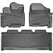 Коврики Weathertech Black для Honda Odyssey (mkIII)(RL3,RL4)(1-2 row)(1 row 2pcs.) 2005-2010, ціна: 10 849 грн.