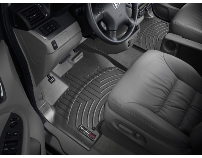 Коврики Weathertech Black для Honda Odyssey (mkIII)(RL3,RL4)(1-2 row)(1 row 2pcs.) 2005-2010, ціна: 11 709 грн.