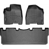 Коврики Weathertech Black для Toyota Sienna (mkII)(1-2 row)(1 row 2pcs.) 2003-2009, ціна: 10 849 грн.