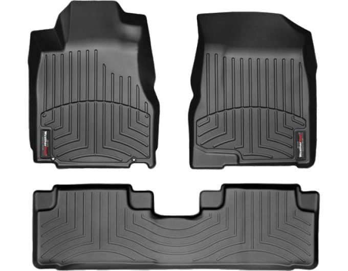 Коврики Weathertech Black для Honda CR-V (mkIII)(1 row - 2 pcs.) 2007-2012, ціна: 10 602 грн.