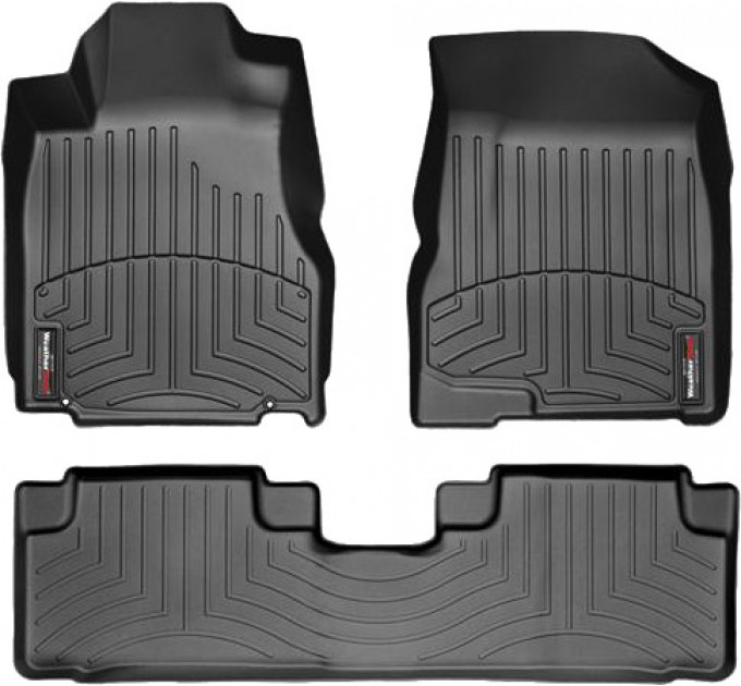 Коврики Weathertech Black для Honda CR-V (mkIII)(1 row - 2 pcs.) 2007-2012, ціна: 9 826 грн.