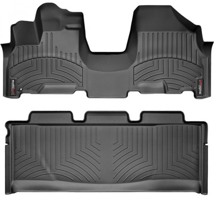 Коврики Weathertech Black для Honda Odyssey (mkIII)(RL3,RL4)(1-2 row)(1 row 1pcs.) 2005-2010, ціна: 12 479 грн.