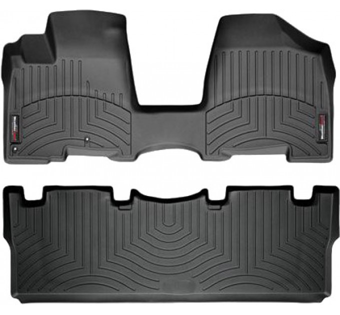 Коврики Weathertech Black для Toyota Sienna (mkII)(1-2 row)(1 row 1pcs.) 2003-2009, ціна: 12 479 грн.