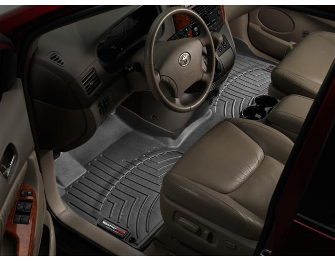 Коврики WeatherTech Black для Toyota Sienna (mkII)(1-2 row)(1 row 1pcs.) 2003-2009, цена: 13 480 грн.