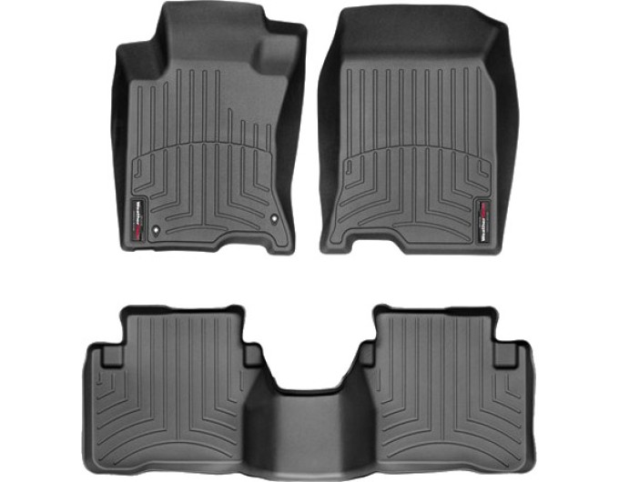 Коврики Weathertech Black для Honda Crosstour (mkI)(2WD)(2 fixing hooks) 2010-2015, ціна: 11 488 грн.