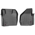 Коврики WeatherTech Black для Ford Super Duty (mkIII)(single cab)(no 4x4 shifter)(no dead pedal)(2 pcs.)(1 row) 2011-2012 automatic, цена: 6 692 грн.