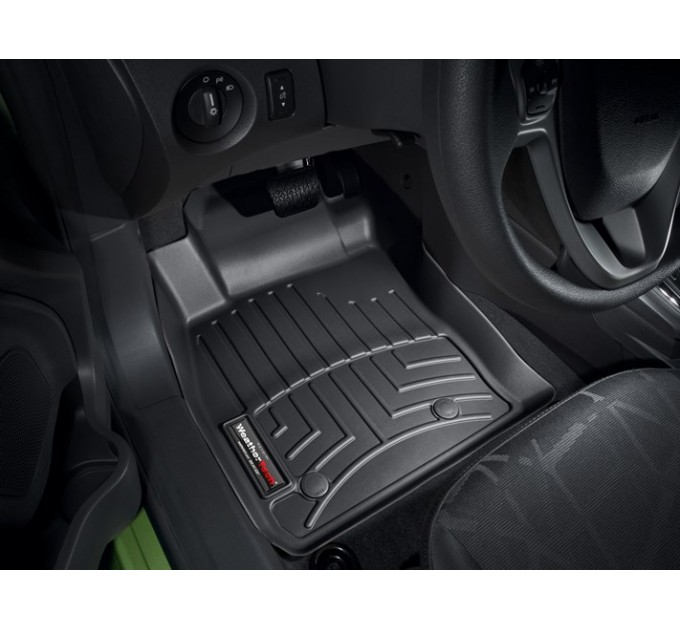 Коврики WeatherTech Black для Ford Fiesta (mkVII)(1 row) 2009-2018 automatic (USA), цена: 6 144 грн.