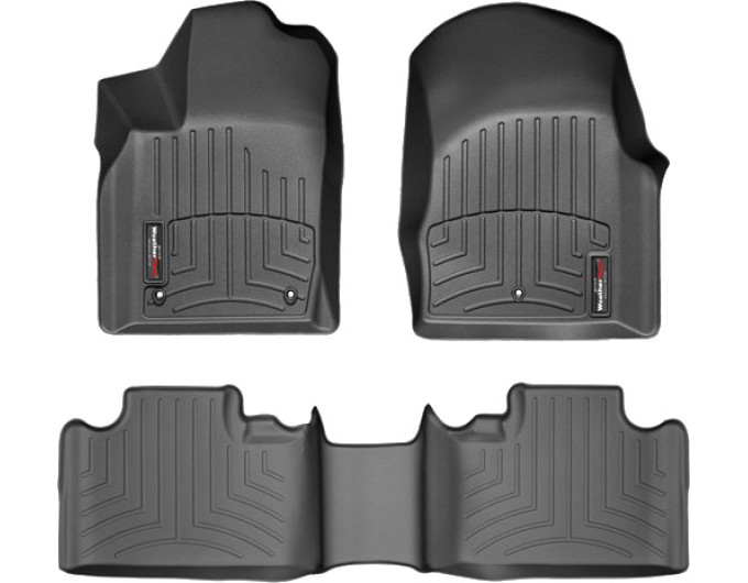 Коврики Weathertech Black для Dodge Durango (mkIII)(1-2 row)(2 row bucket) 2011-2012, ціна: 11 709 грн.