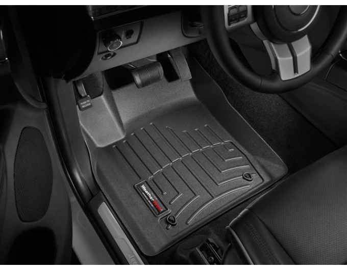 Коврики WeatherTech Black для Jeep Grand Cherokee (WK2)(1-2 row)(2 row bench) 2011-2012 (USA); Dodge Durango (mkIII)(1-2 row)(2 row bench) 2011-2012, цена: 11 709 грн.