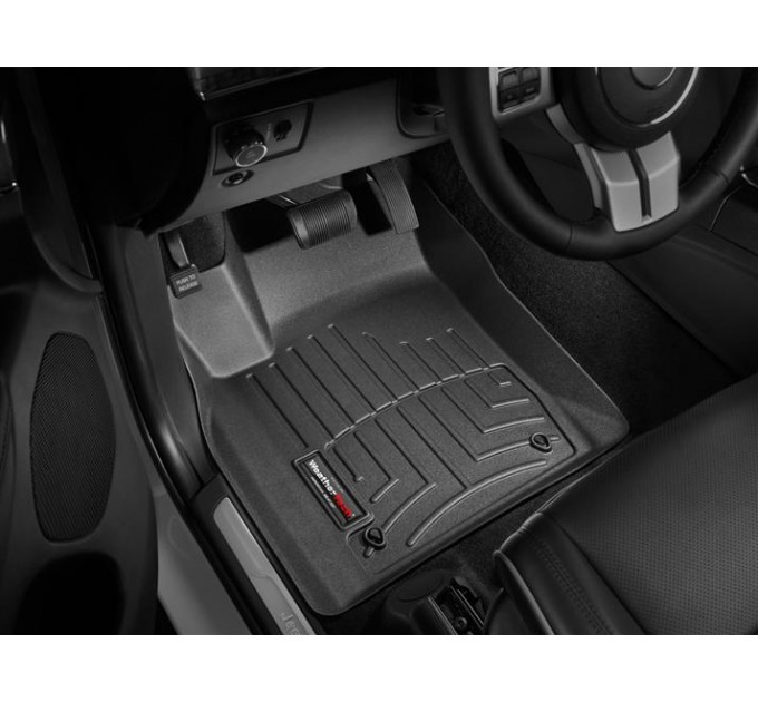 Коврики WeatherTech Black для Jeep Grand Cherokee (WK2)(1-2 row)(2 row bench) 2011-2012 (USA); Dodge Durango (mkIII)(1-2 row)(2 row bench) 2011-2012, цена: 10 849 грн.