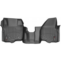 Коврики Weathertech Black для Ford Super Duty (extended & double cab)(mkIII)(no 4x4 shifter)(no dead pedal)(1 pc.)(1 row) 2011-2012 automatic