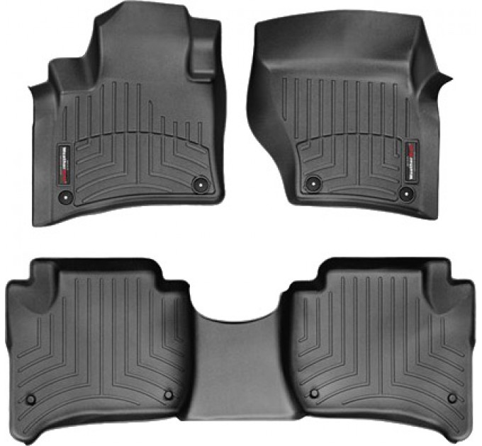 Коврики Weathertech Black для Volkswagen Touareg; Porsche Cayenne (mkII)(2 zone climate) 2010-2018, ціна: 10 849 грн.