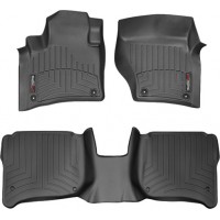 Коврики WeatherTech Black для Volkswagen Touareg (mkII); Porsche Cayenne (mkII)(4 zone climate) 2013-2018