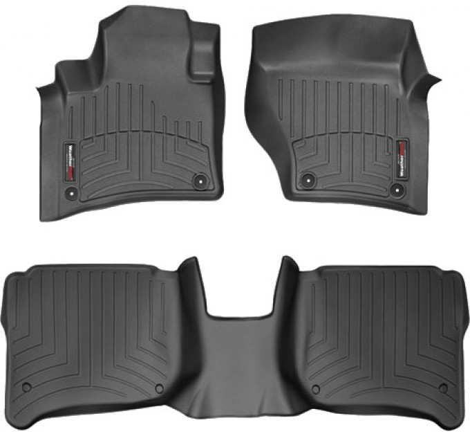 Коврики WeatherTech Black для Volkswagen Touareg (mkII); Porsche Cayenne (mkII)(4 zone climate) 2013-2018, цена: 10 849 грн.