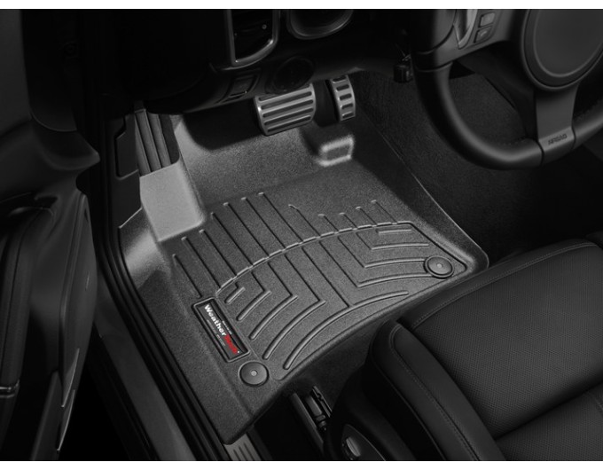 Коврики WeatherTech Black для Volkswagen Touareg (mkII); Porsche Cayenne (mkII)(2 zone climate) 2010-2018, цена: 11 709 грн.