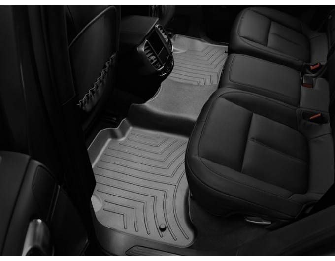 Коврики WeatherTech Black для Volkswagen Touareg (mkII); Porsche Cayenne (mkII)(2 zone climate)(2 row) 2010-2018, цена: 5 135 грн.