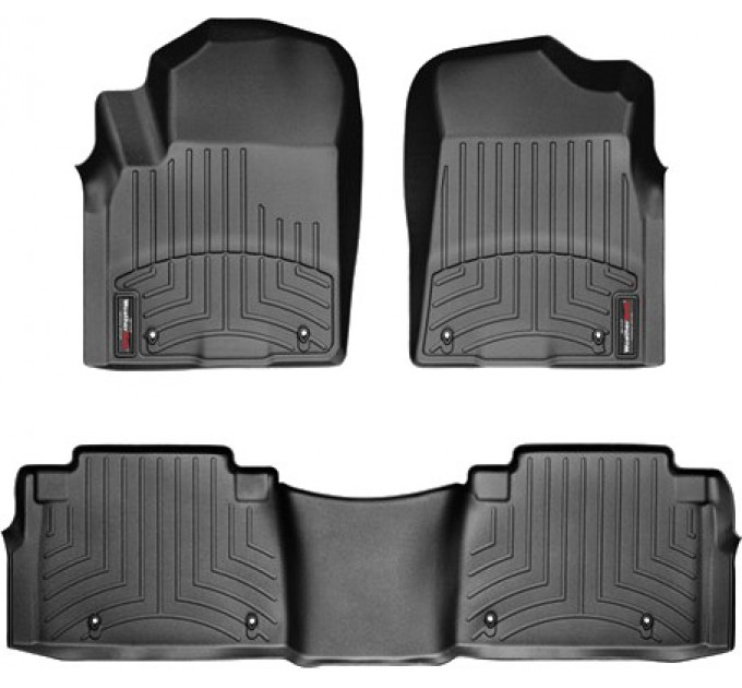 Коврики Weathertech Black для Infiniti QX80 / QX56 (mkII)(1-2 row) 2011-2017; Nissan Armada (mkI)(1-2row) 2017→, ціна: 10 641 грн.