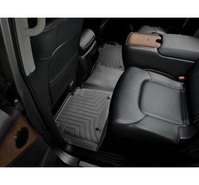 Коврики WeatherTech Black для Infiniti QX80 / QX56 (mkII)(1-2 row) 2011-2017; Nissan Armada (mkI)(1-2row) 2017→, цена: 10 641 грн.