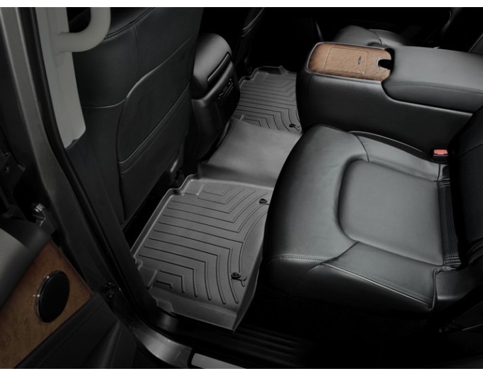 Коврики WeatherTech Black для Infiniti QX80 / QX56 (mkII)(2 row) 2011-2017; Nissan Armada (mkI)(2row) 2017→, цена: 4 911 грн.