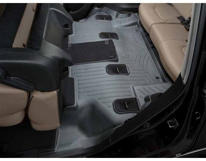 Коврики WeatherTech Black для Infiniti QX80 / QX56 (mkII)(2 row bucket seats)(3 row) 2011→; Nissan Armada (mkII)(2 row bucket seats)(3 row) 2017→, цена: 5 135 грн.