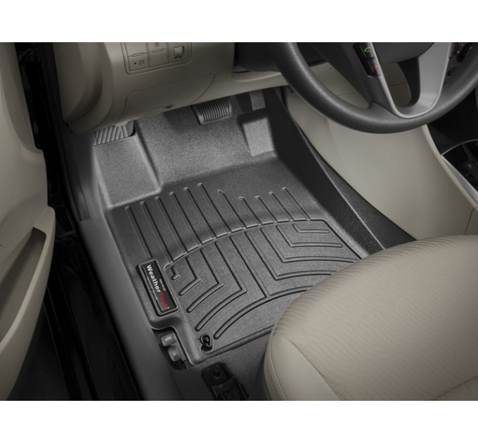 Коврики Weathertech Black для Hyundai Accent (mkIV)(without cupholder on 2 row) 2011-2016, ціна: 10 641 грн.