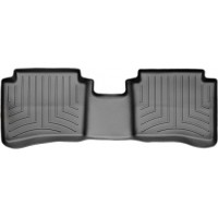 Коврики WeatherTech Black для Hyundai Accent (mkIV)(without cupholder on 2 row)(2 row) 2011-2016