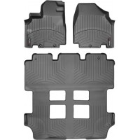 Коврики WeatherTech Black для Honda Odyssey (mkIV)(RL5)(1-2-3 row)(1 row 2pcs.) 2011-2017