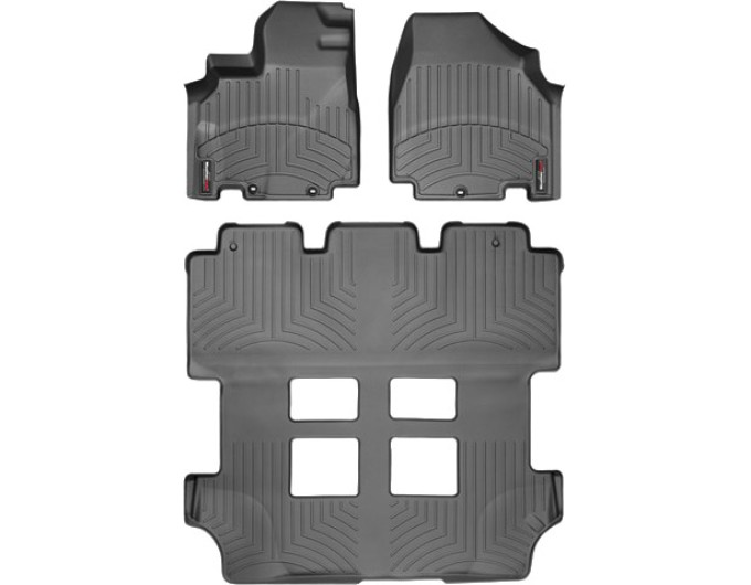 Коврики Weathertech Black для Honda Odyssey (mkIV)(RL5)(1-2-3 row)(1 row 2pcs.) 2011-2017, ціна: 13 915 грн.