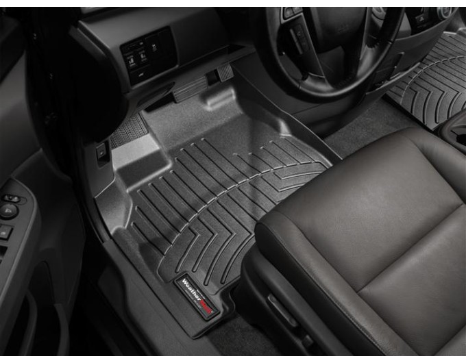 Коврики Weathertech Black для Honda Odyssey (mkIV)(RL5)(1-2-3 row)(1 row 2pcs.) 2011-2017, ціна: 13 915 грн.