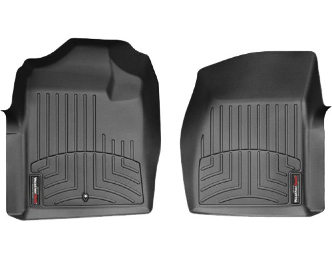 Коврики WeatherTech Black для Chevrolet Silverado (mkII)(single cab)(no 4x4 shifter)(1 row bucket) 2007-2014, цена: 6 692 грн.