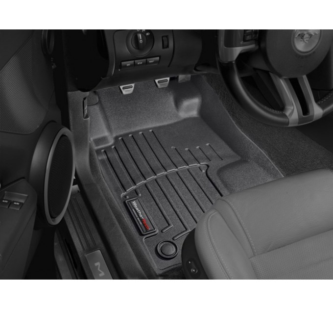 Коврики Weathertech Black для Ford Mustang (mkV)(2 fixing posts) 2010-2012, ціна: 9 227 грн.