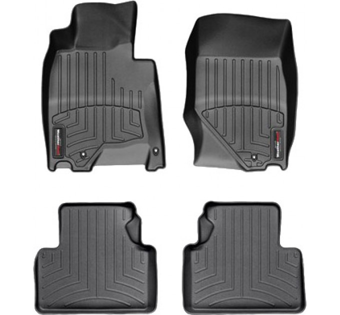 Коврики WeatherTech Black для Infiniti G (mkIV)(3 fixing hooks) 2010-2013 / Q40 (mkI) 2014-2015 / Q60 (mkI)(coupe & cabrio) 2013-2015 automatic, цена: 10 641 грн.