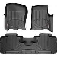 Коврики WeatherTech Black для Ford Expedition / Expedition EL; Lincoln Navigator / Navigator L (mkIII)(1-2 row) 2011-2017