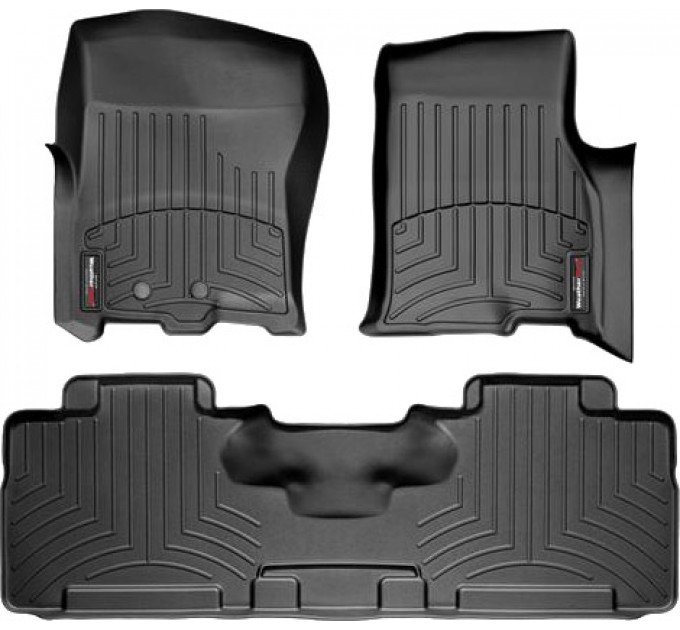 Коврики Weathertech Black для Ford Expedition / Expedition EL; Lincoln Navigator / Navigator L(mkIII)(1-2 row) 2011-2017, ціна: 10 849 грн.