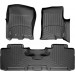 Коврики WeatherTech Black для Ford Expedition / Expedition EL; Lincoln Navigator / Navigator L (mkIII)(1-2 row) 2011-2017, цена: 10 849 грн.