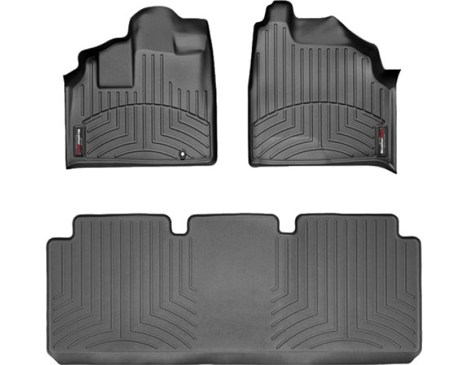 Коврики Weathertech Black для Honda Odyssey (mkII)(RL1)(1-2 row) 1999-2004, ціна: 11 709 грн.