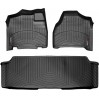 Коврики Weathertech Black для Chrysler Town & Country (mkIV)(1-2 row)(Stow & Go seats) 2001-2007, ціна: 10 186 грн.